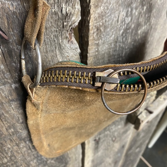 Vintage Leather Patchwork Purse - Picture 5 of 5